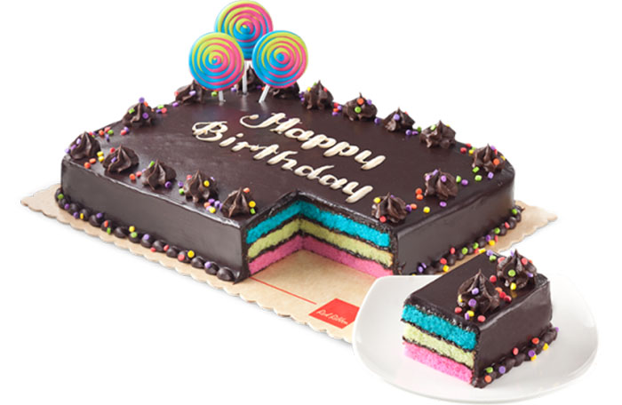 Rainbow Dedication Cake