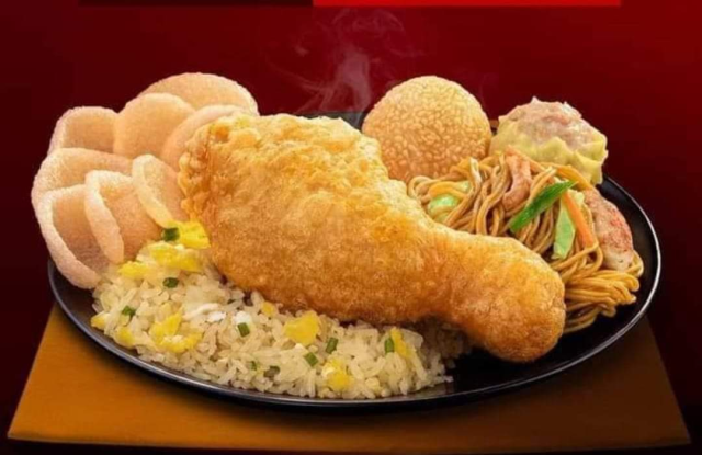 Chinese Style Fried Chicken Lauriat (with Drink)