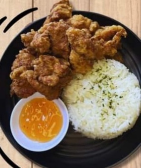 Chicken Karaage-Rice Plates