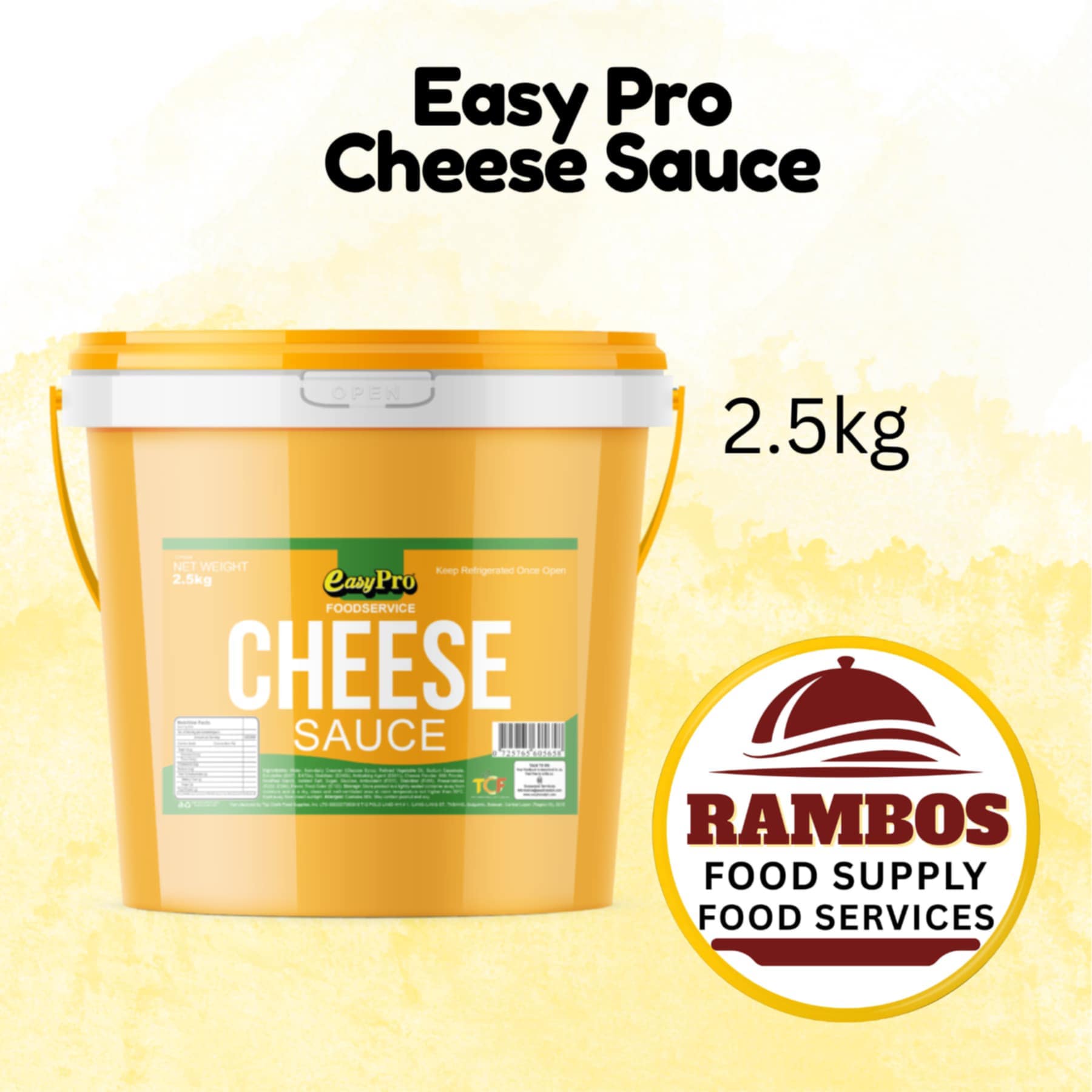 Easy Pro Cheese Sauce 2.5KG