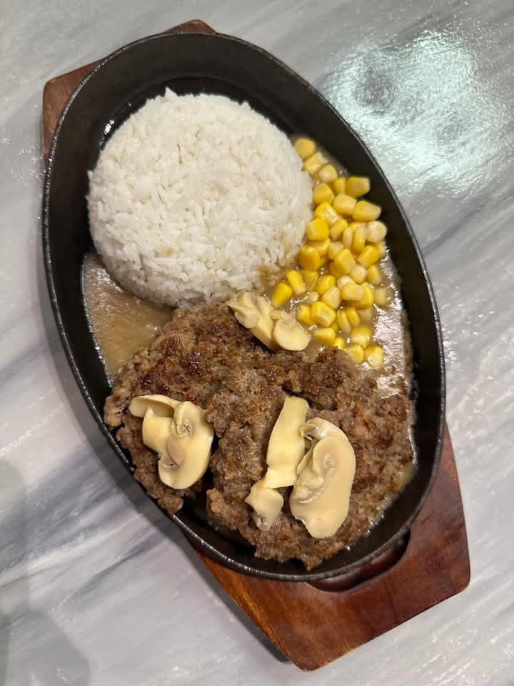 Sizzling Burger Steak