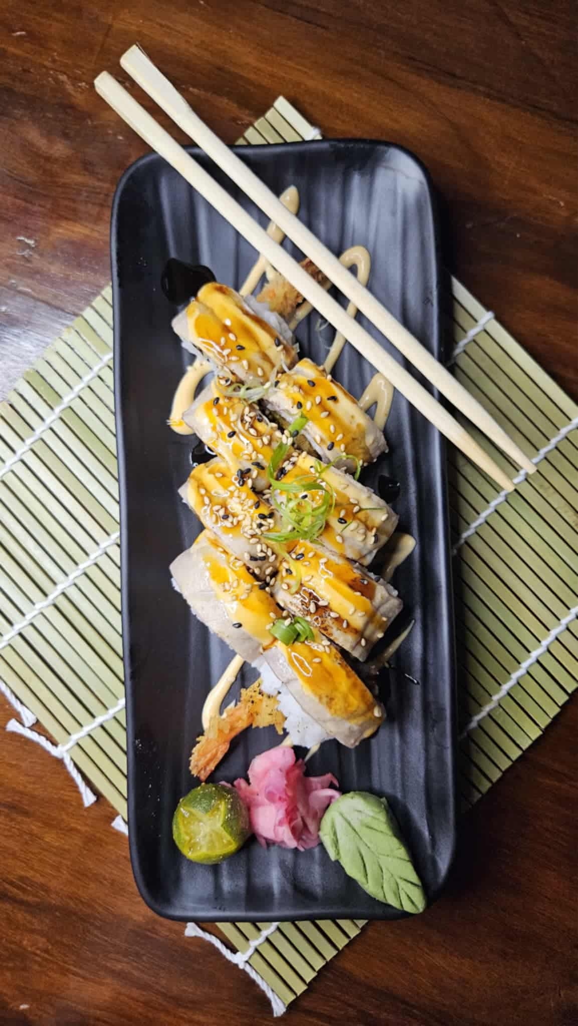 Flamed Tuna Ebi Roll