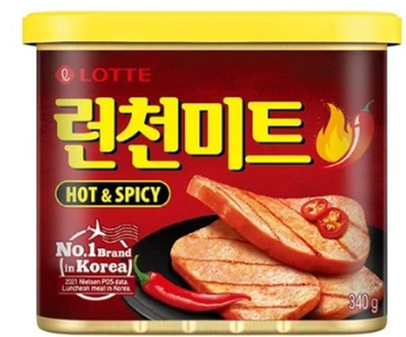 Lotte Spicy Luncheon Meat