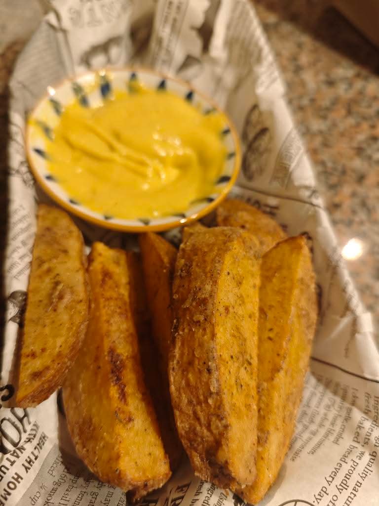 Fried Potato Wedges